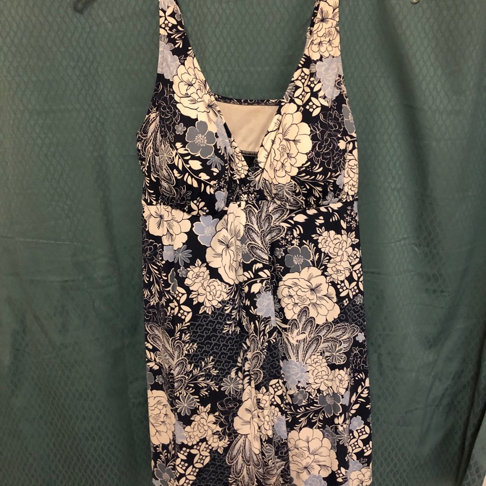Popina Swim Dress, size 18, Blue and White - Picture 4 of 5
